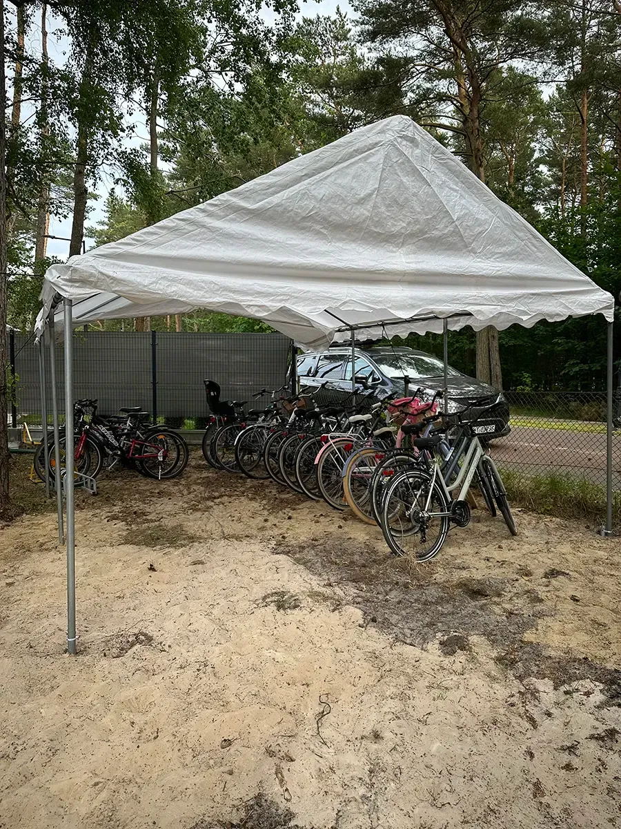 Rowery z wypożyczalni Leśny Zakątek 8